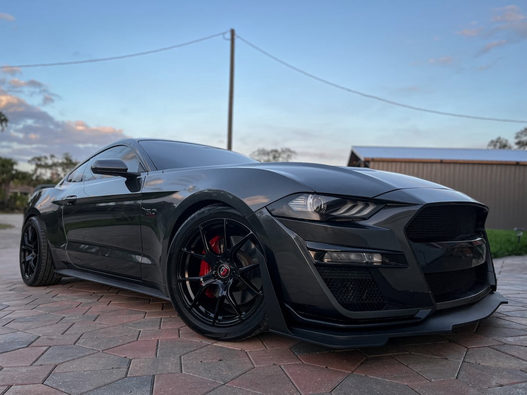 MP Concepts Replacement GT500 Style Front Bumper Chin Spoiler for 409490 Only (18-23 Mustang GT, EcoBoost)