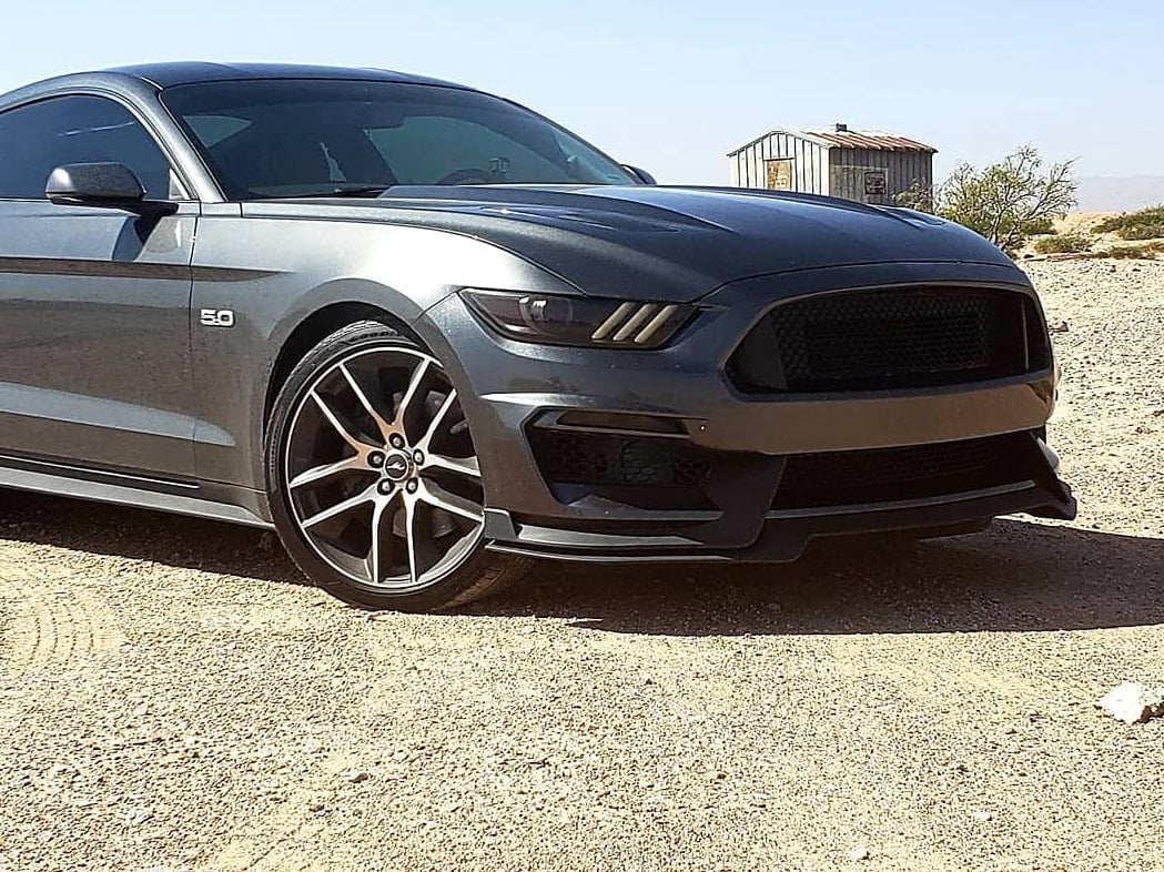 MP Concepts Replacement GT350 Style Front Bumper Chin Spoiler for 397416 Only (15-17 Mustang GT, EcoBoost, V6)