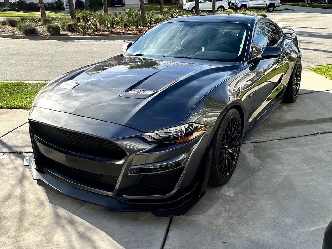 MP Concepts Replacement GT500 Style Front Bumper Chin Spoiler for 409490 Only (18-23 Mustang GT, EcoBoost)