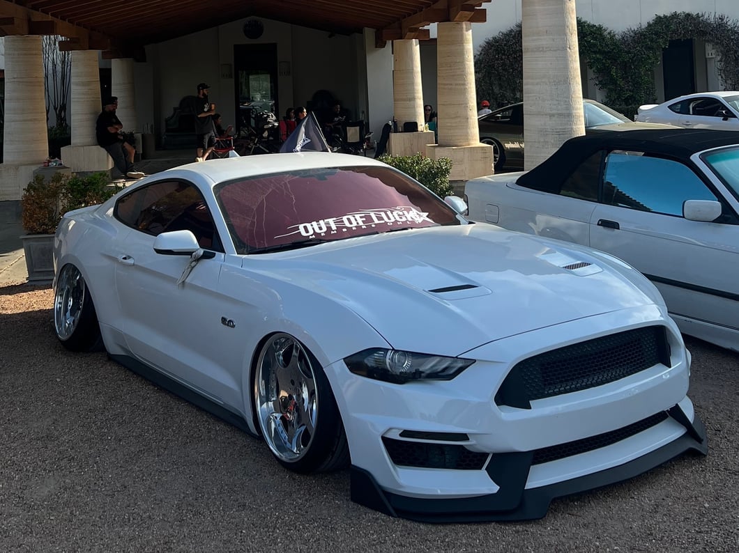 MP Concepts Replacement GT350 Style Front Bumper Chin Spoiler for 406877 Only (18-23 Mustang GT, EcoBoost)