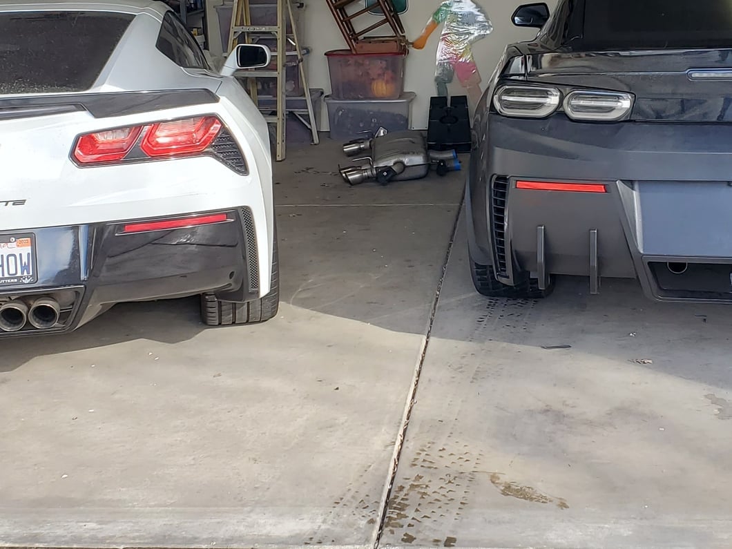 MP Concepts Corvette Style Rear Bumper Kit; Unpainted (19-24 Camaro)