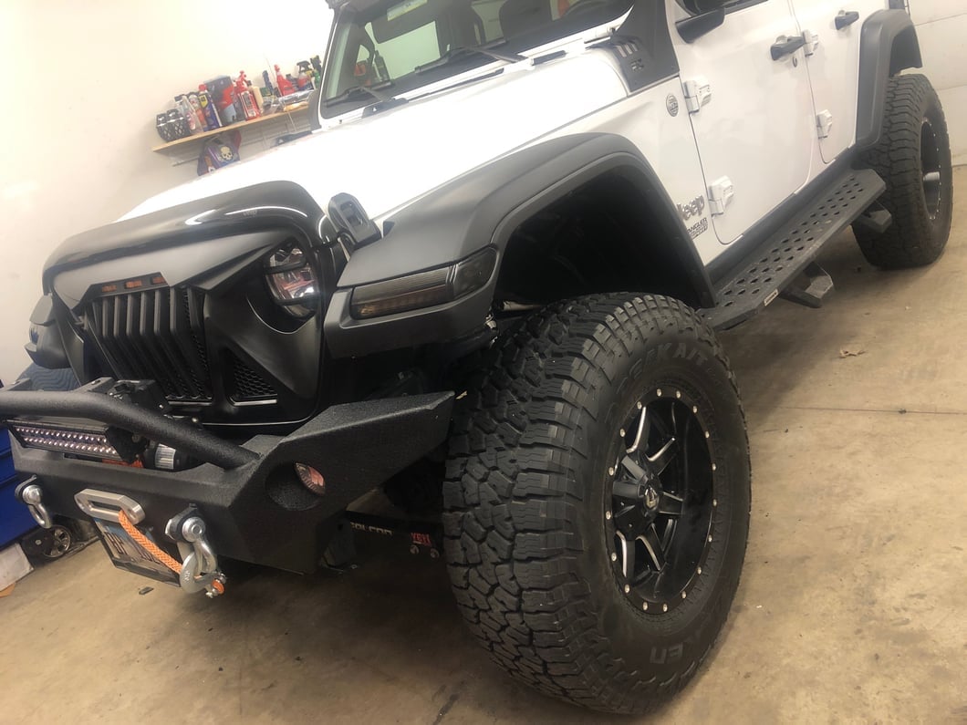 MP Concepts High Clearance Fender Flares; Rear (18-25 Jeep Wrangler JL, Excluding 4xe)