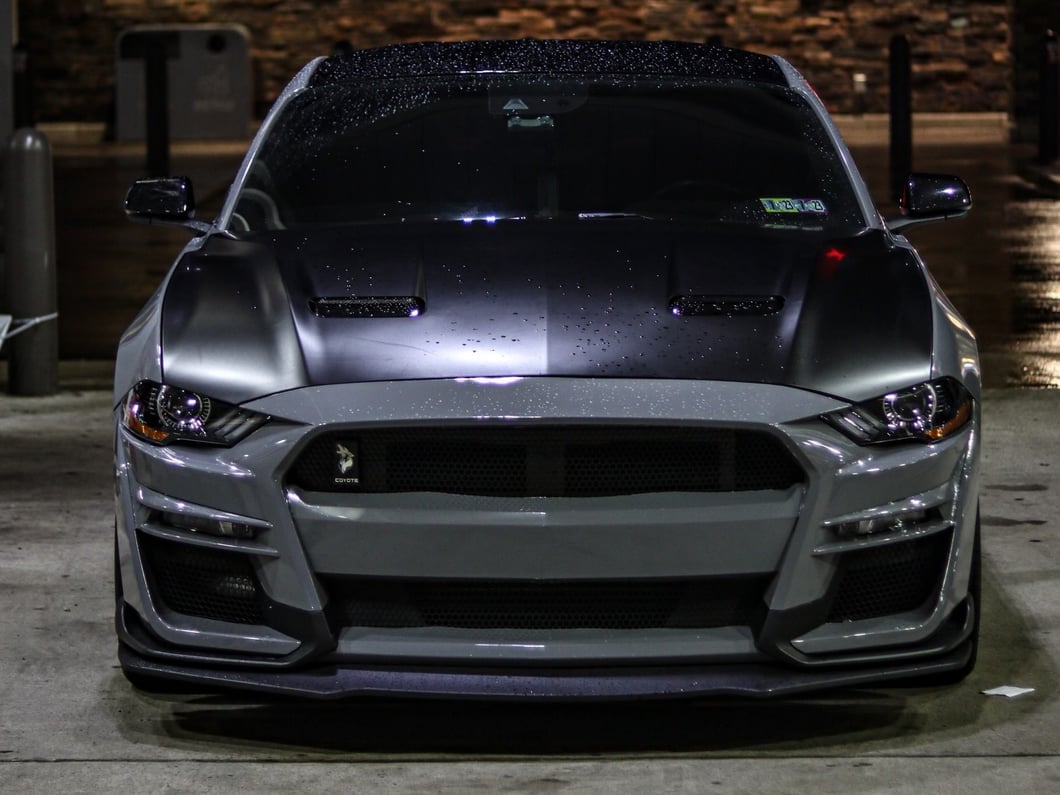 MP Concepts Replacement GT500 Style Front Bumper Chin Spoiler for 409490 Only (18-23 Mustang GT, EcoBoost)