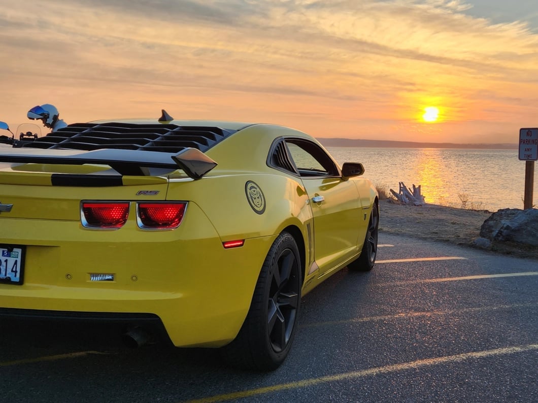 MP Concepts Rear Spoiler; Gloss Black (16-24 Camaro w/o Rear Spoiler Camera)