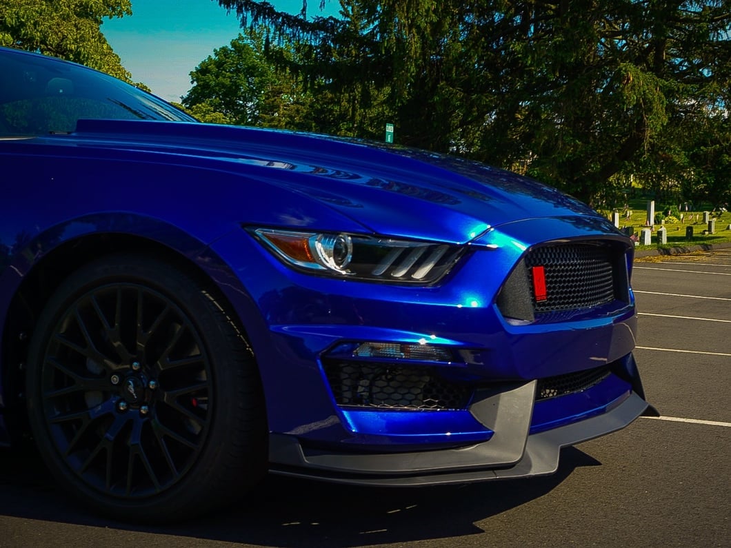 MP Concepts Replacement GT350 Style Front Bumper Chin Spoiler for 397416 Only (15-17 Mustang GT, EcoBoost, V6)