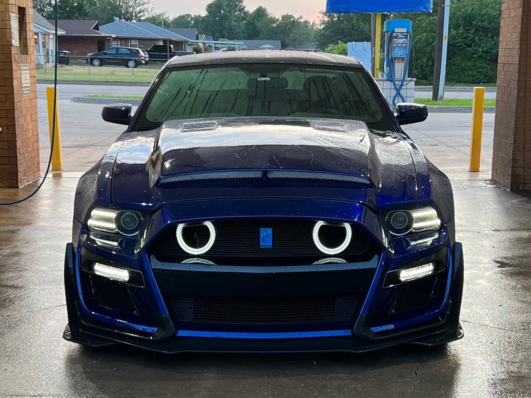 MP Concepts GT500 Style Front Bumper; Unpainted (13-14 Mustang GT, V6)