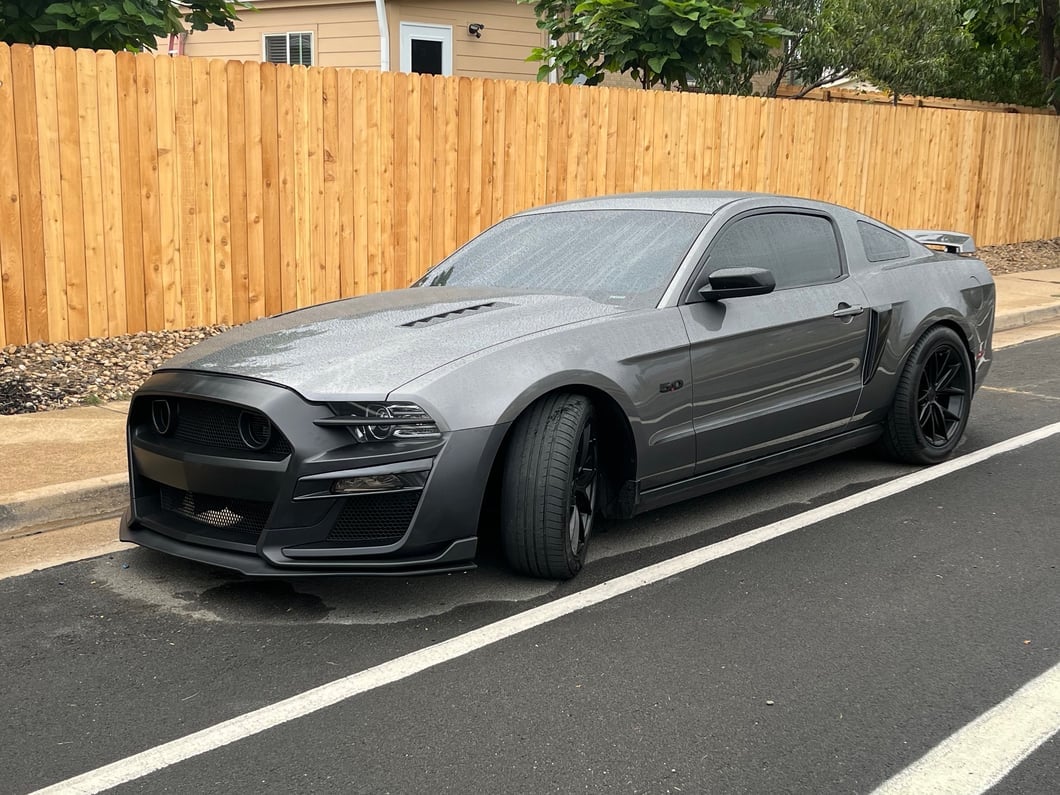MP Concepts GT500 Style Front Bumper; Unpainted (13-14 Mustang GT, V6)