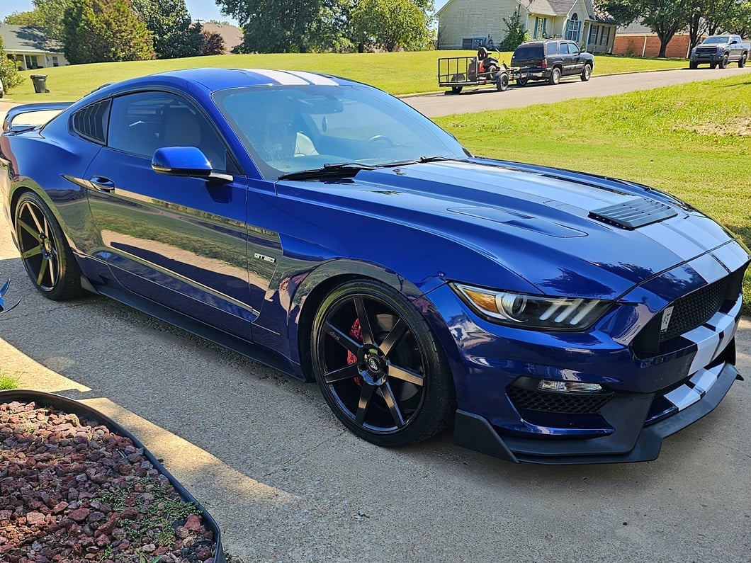 MP Concepts Replacement GT350 Style Front Bumper Chin Spoiler for 406877 Only (18-23 Mustang GT, EcoBoost)
