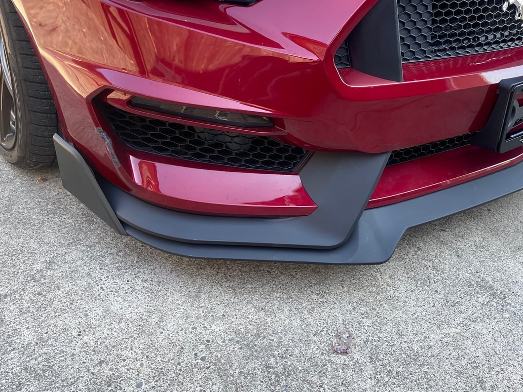 MP Concepts Replacement GT350 Style Front Bumper Chin Spoiler for 406877 Only (18-23 Mustang GT, EcoBoost)