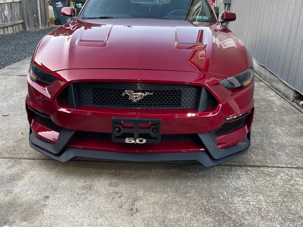 MP Concepts Replacement GT350 Style Front Bumper Chin Spoiler for 406877 Only (18-23 Mustang GT, EcoBoost)