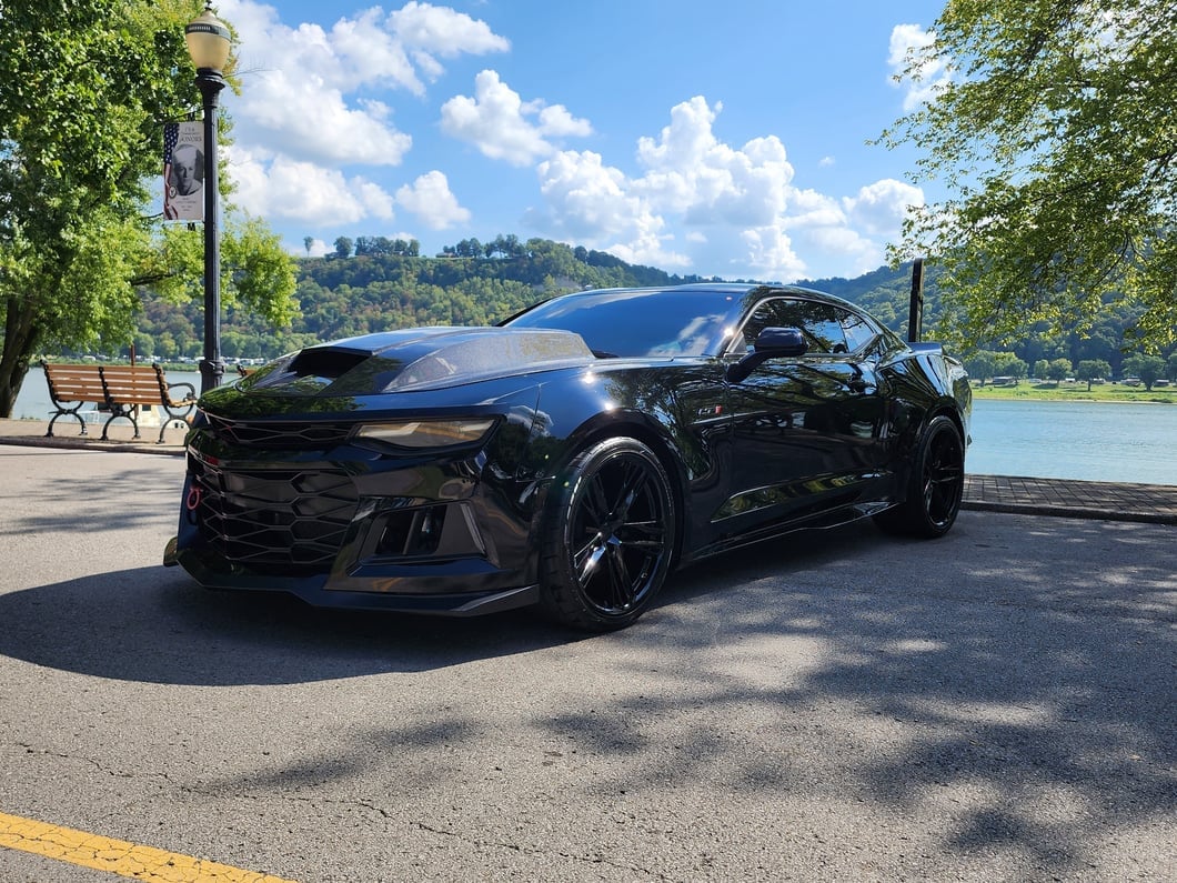 MP Concepts ZL1 1LE Style Front Bumper with DRL; Unpainted (19-24 Camaro w/ Factory Halogen Headlights, Excluding ZL1)