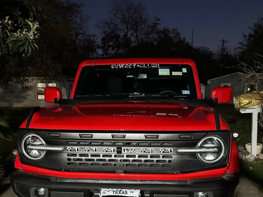 MP Concepts Upper Replacement Grille (21-25 Bronco w/ Forward Facing Camera, Excluding Raptor)