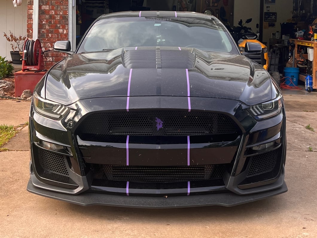 MP Concepts Replacement GT500 Style Front Bumper Chin Spoiler for 408766 Only (15-17 Mustang GT, EcoBoost, V6)