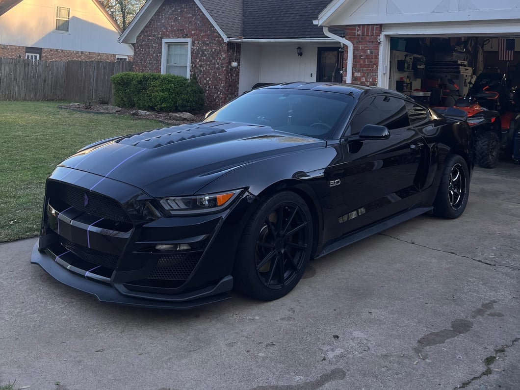 MP Concepts Replacement GT500 Style Front Bumper Chin Spoiler for 408766 Only (15-17 Mustang GT, EcoBoost, V6)