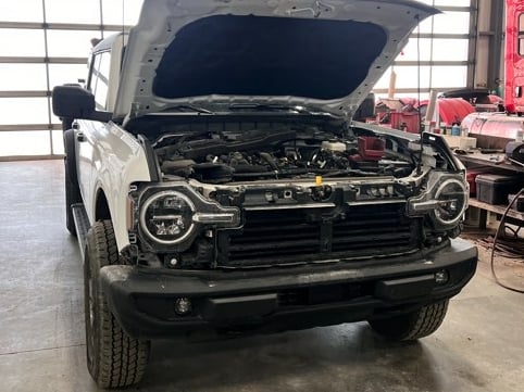MP Concepts Upper Replacement Grille (21-25 Bronco w/ Forward Facing Camera, Excluding Raptor)