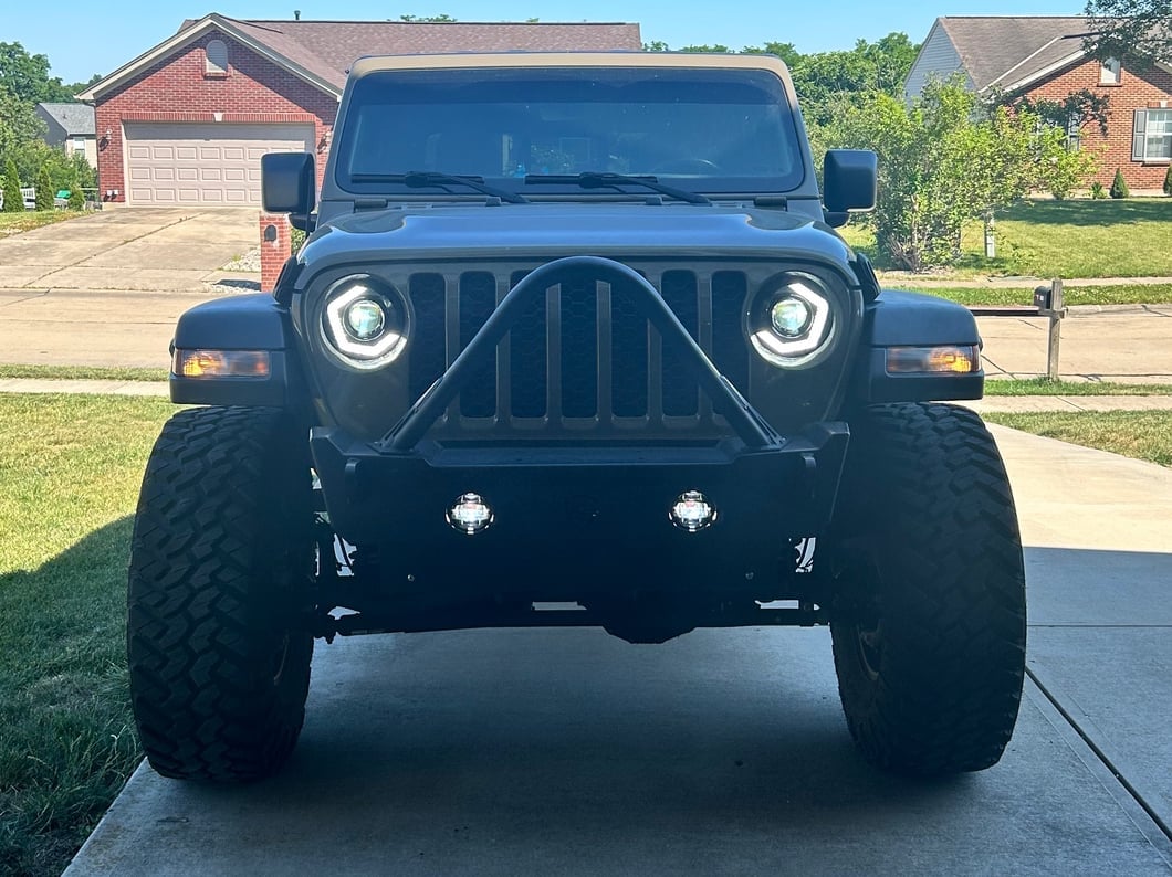 MP Concepts Thanos LED Headlights; Black Housing; Clear Lens (20-25 Jeep Gladiator JT)