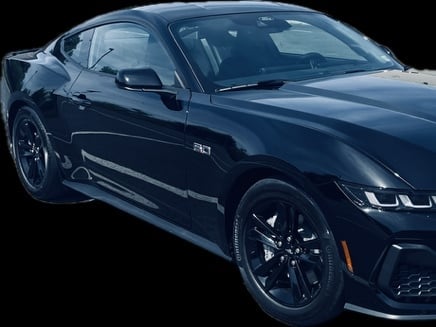 MP Concepts Quarter Window Scoops; Gloss Black (24-25 Mustang Fastback)