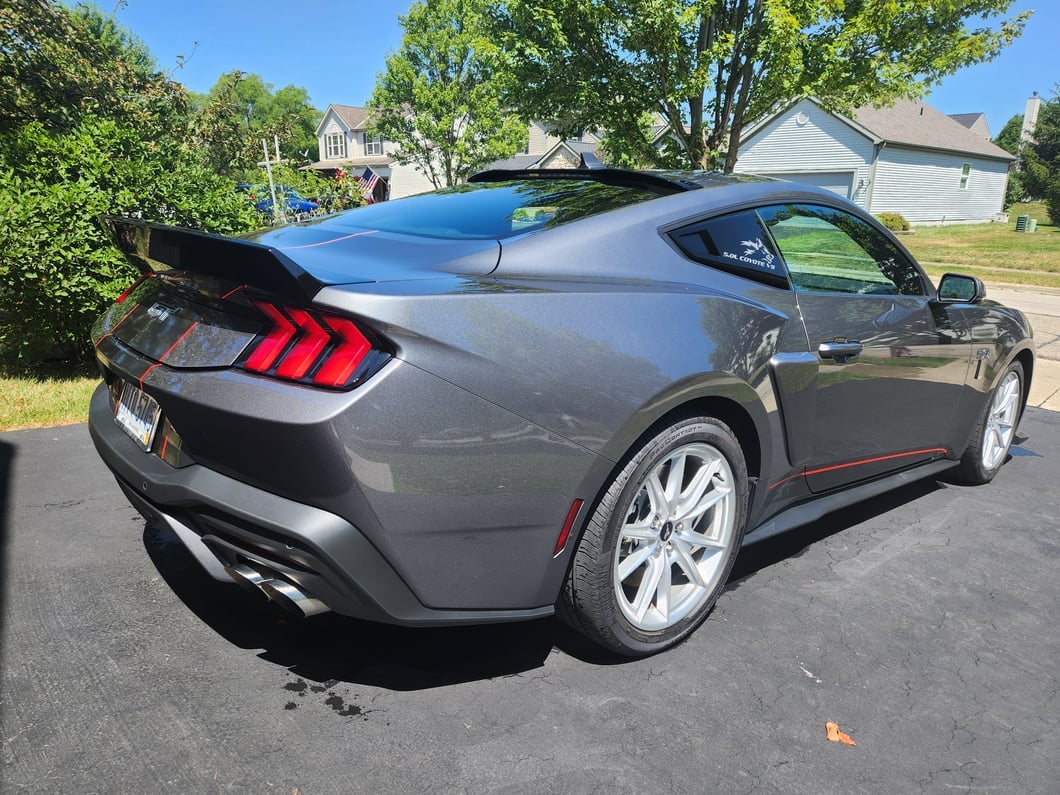 MP Concepts Side Scoops; Unpainted (24-25 Mustang)