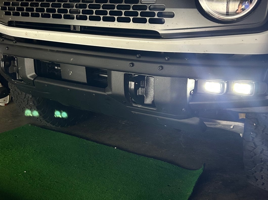 MP Concepts LED Fog Light Kit; White (21-25 Bronco w/ Modular Front Bumper)