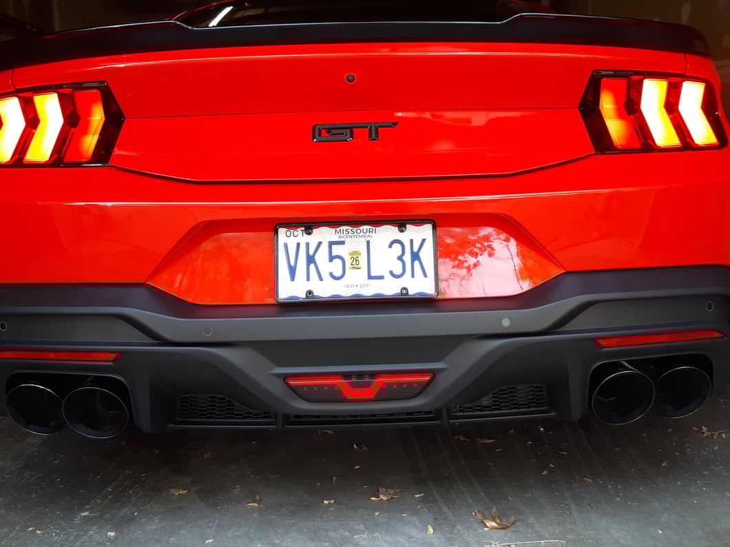 MP Concepts Dark Horse Style Rear Diffuser with LED Reverse Light (24-25 Mustang GT, EcoBoost)