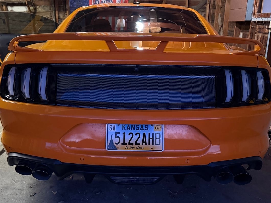 MP Concepts Decklid Panel; Carbon Fiber Print (15-23 Mustang)