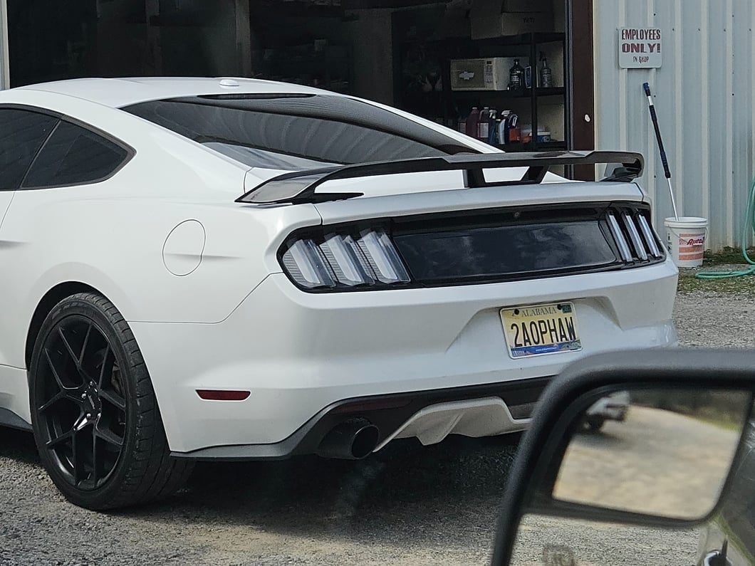 MP Concepts Performance Pack Style Rear Spoiler; Gloss Black (15-23 Mustang Fastback)