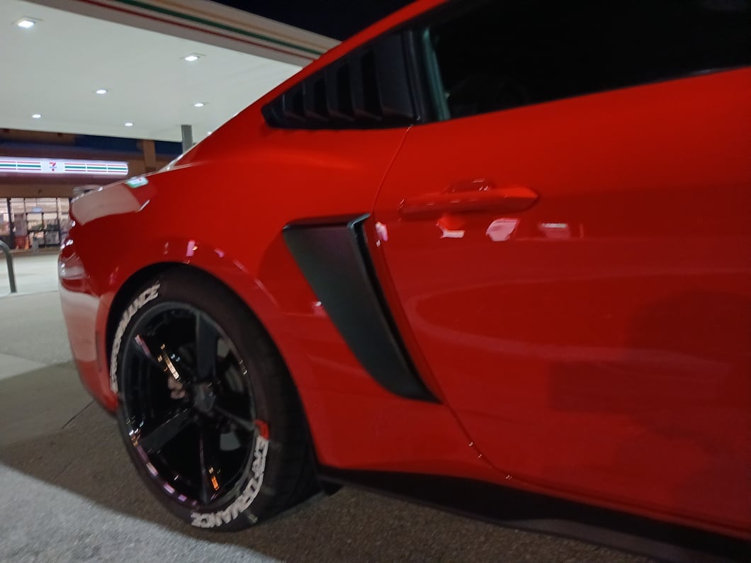 MP Concepts Side Scoops; Unpainted (24-25 Mustang)