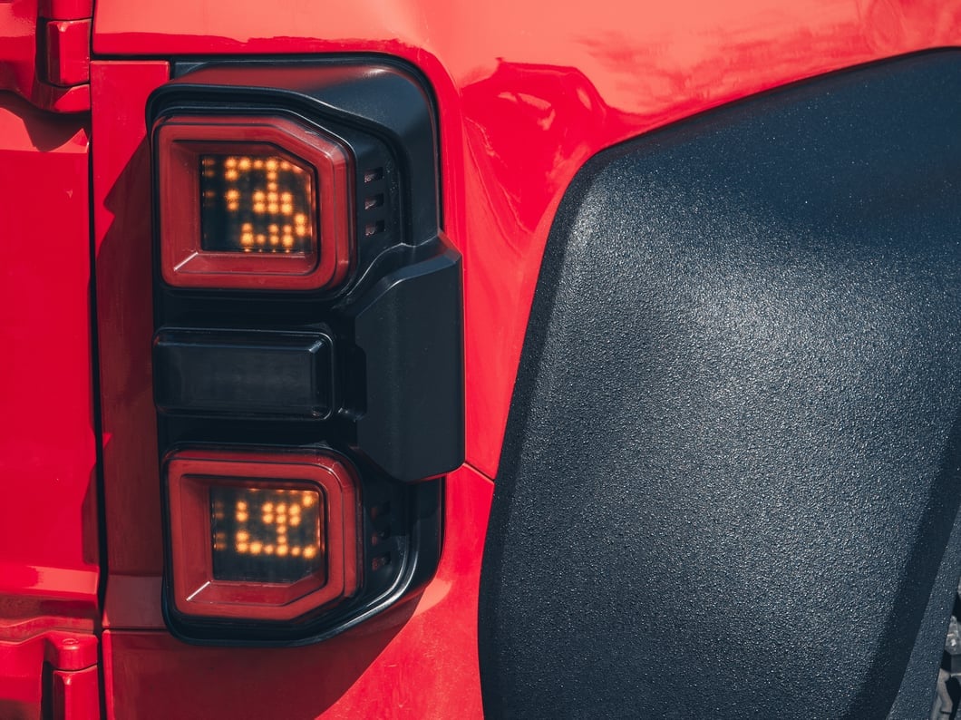 MP Concepts Interstellar LED Tail Lights; Black Housing; Clear Lens (21-25 Bronco)