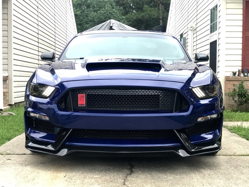 MP Concepts GT350 Style Front Bumper; Unpainted (15-17 Mustang GT, EcoBoost, V6)