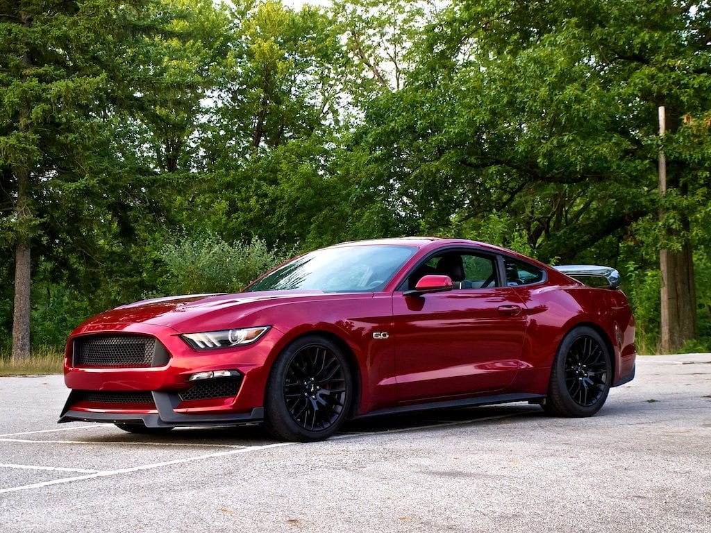 MP Concepts GT350 Style Front Bumper; Unpainted (15-17 Mustang GT, EcoBoost, V6)