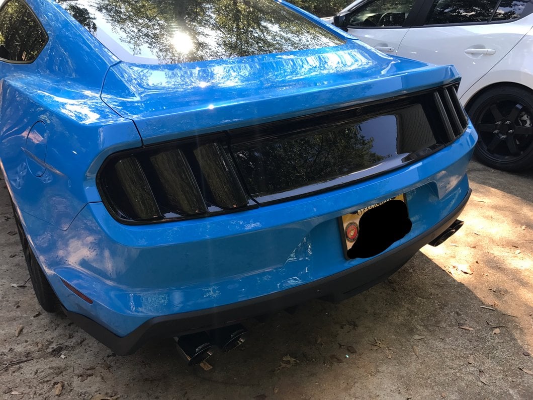 MP Concepts Full Replacement Decklid Panel; Gloss Black (15-23 Mustang)