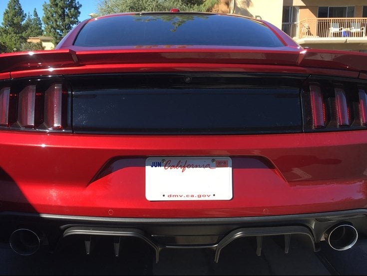 MP Concepts Full Replacement Decklid Panel; Gloss Black (15-23 Mustang)