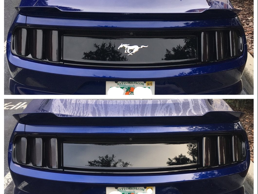 MP Concepts Full Replacement Decklid Panel; Gloss Black (15-23 Mustang)
