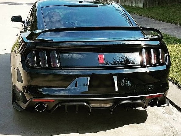 MP Concepts Full Replacement Decklid Panel; Gloss Black (15-23 Mustang)