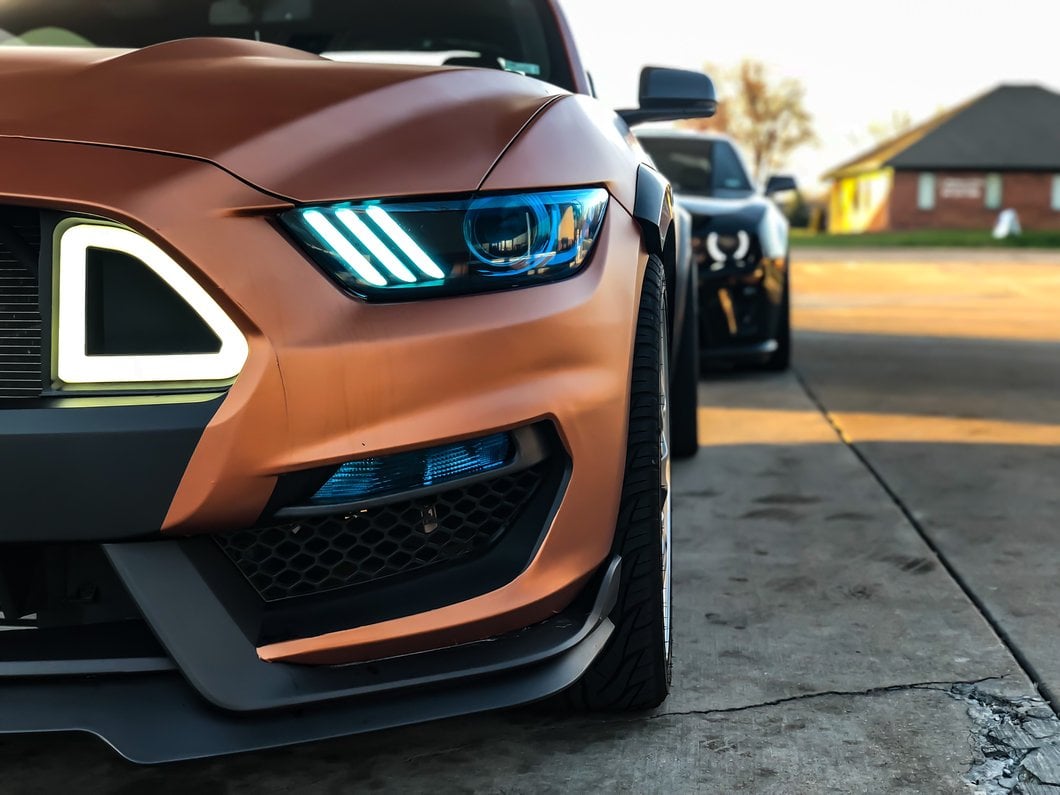 MP Concepts GT350 Style Front Bumper; Unpainted (15-17 Mustang GT, EcoBoost, V6)