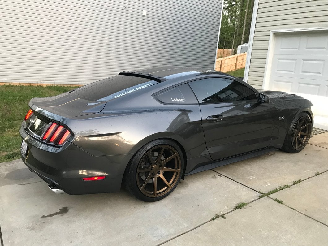 MP Concepts Roof Spoiler; Matte Black (15-25 Mustang Fastback)