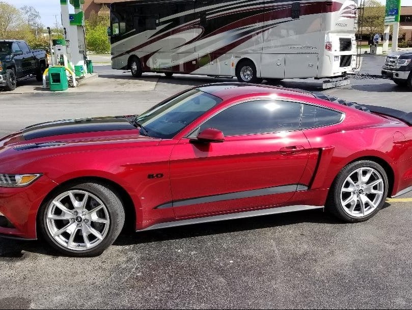 MP Concepts Side Scoops; Unpainted (15-23 Mustang)