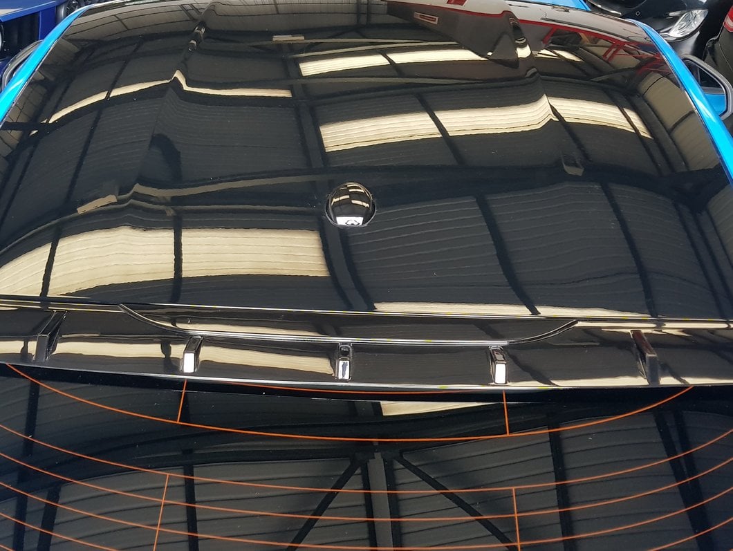 MP Concepts Roof Spoiler; Matte Black (15-25 Mustang Fastback)