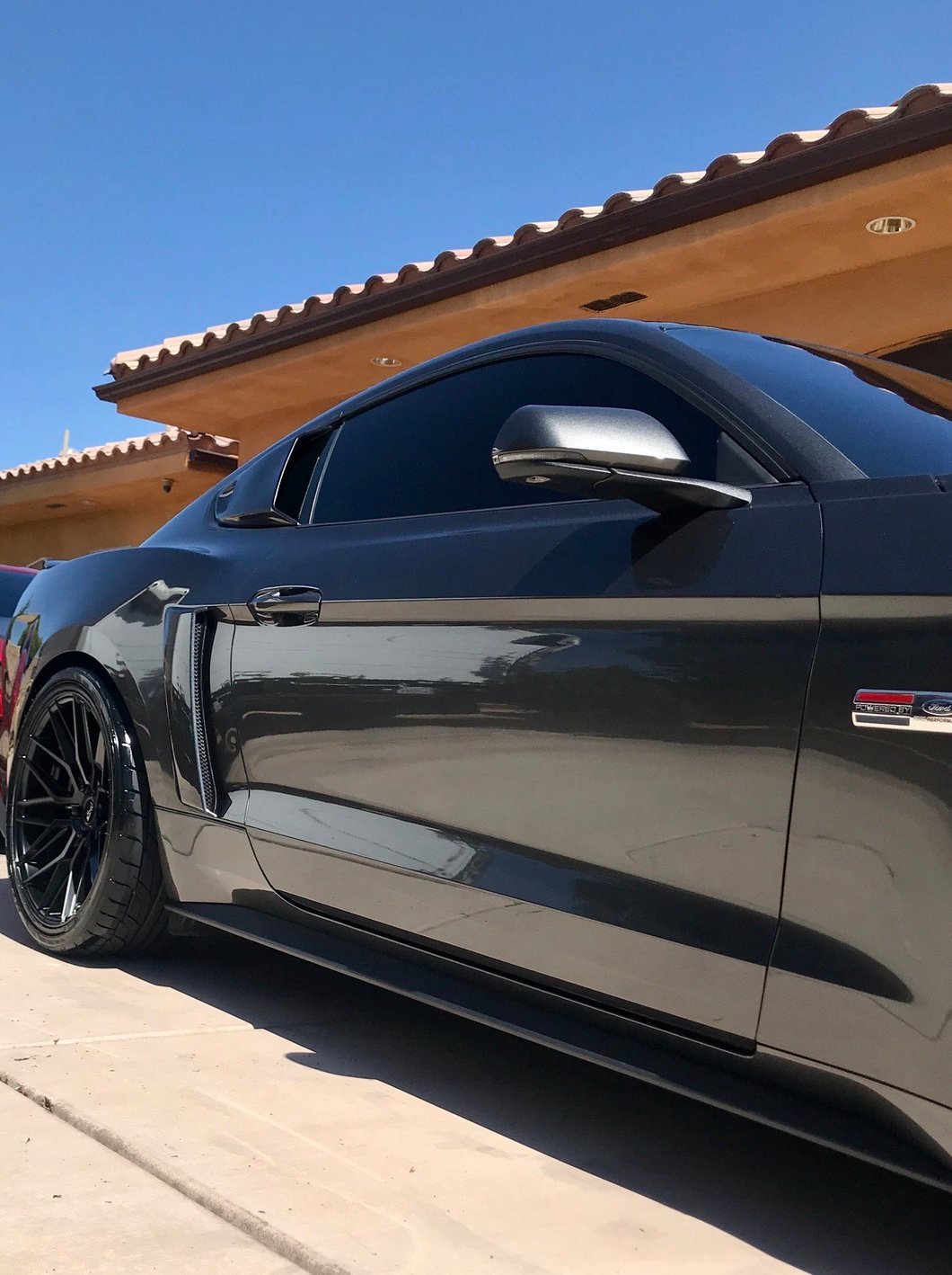 MP Concepts Side Scoops; Unpainted (15-23 Mustang)