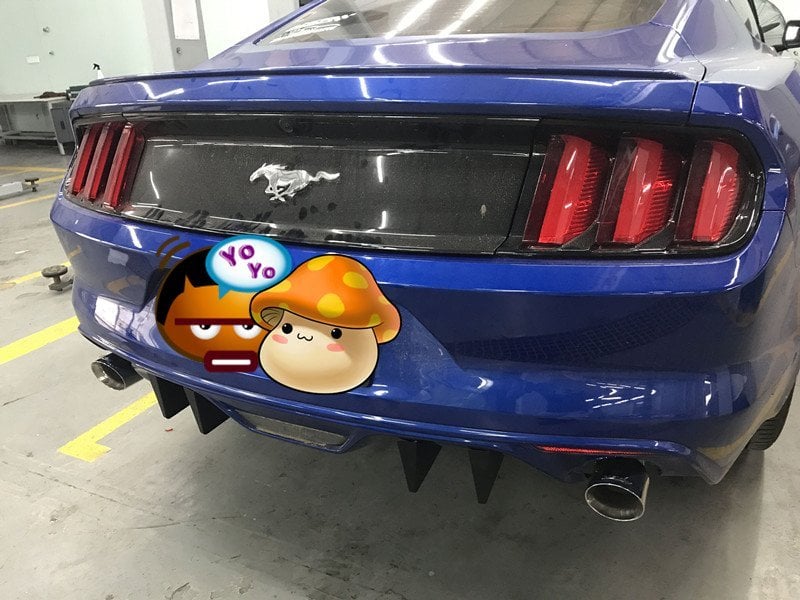 MP Concepts Rear Diffuser Fins (15-17 Mustang Non-Premium)