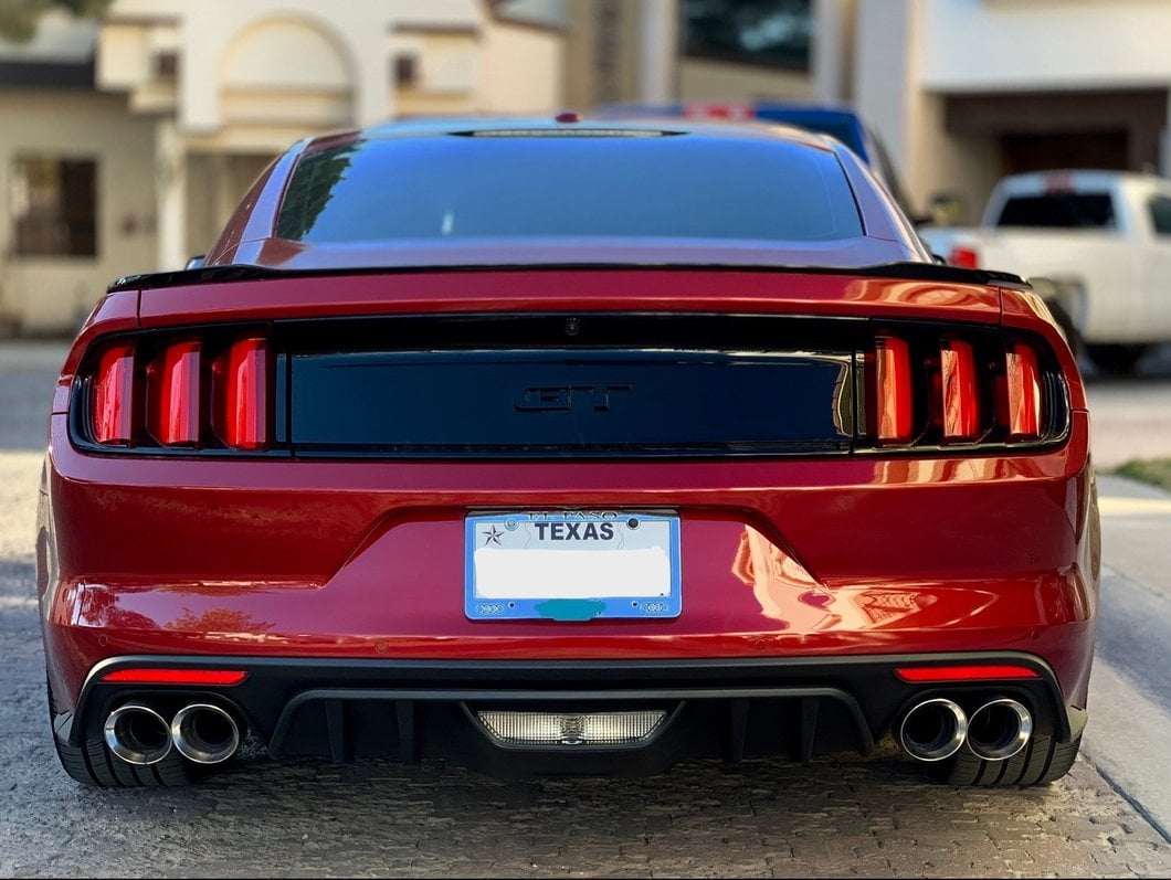 MP Concepts Quad Exhaust Rear Diffuser (15-17 Mustang GT Premium, EcoBoost Premium)