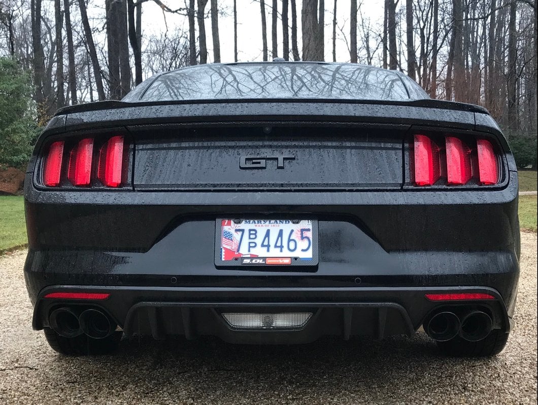 MP Concepts Quad Exhaust Rear Diffuser (15-17 Mustang GT Premium, EcoBoost Premium)