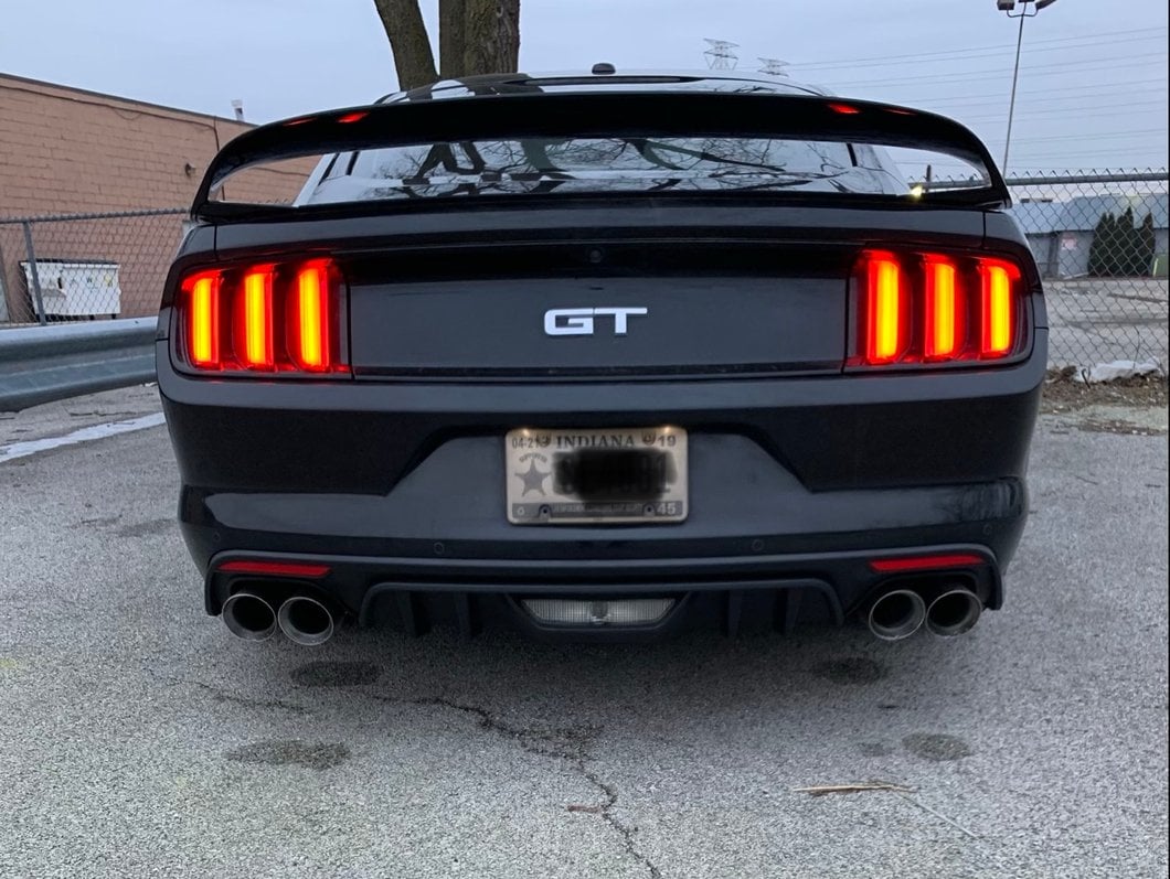 MP Concepts Quad Exhaust Rear Diffuser (15-17 Mustang GT Premium, EcoBoost Premium)