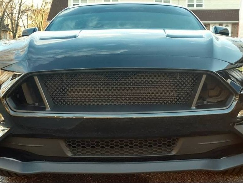 MP Concepts Upper Grille; Black (18-23 Mustang GT, EcoBoost)