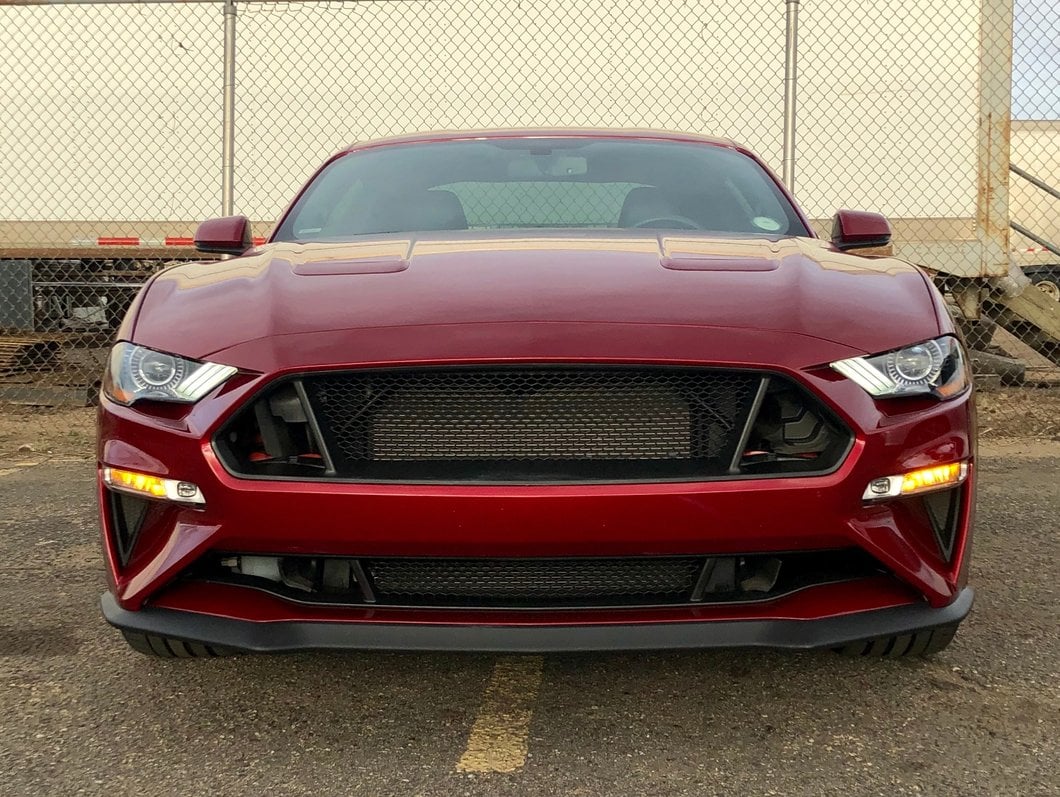 MP Concepts Upper Grille; Black (18-23 Mustang GT, EcoBoost)