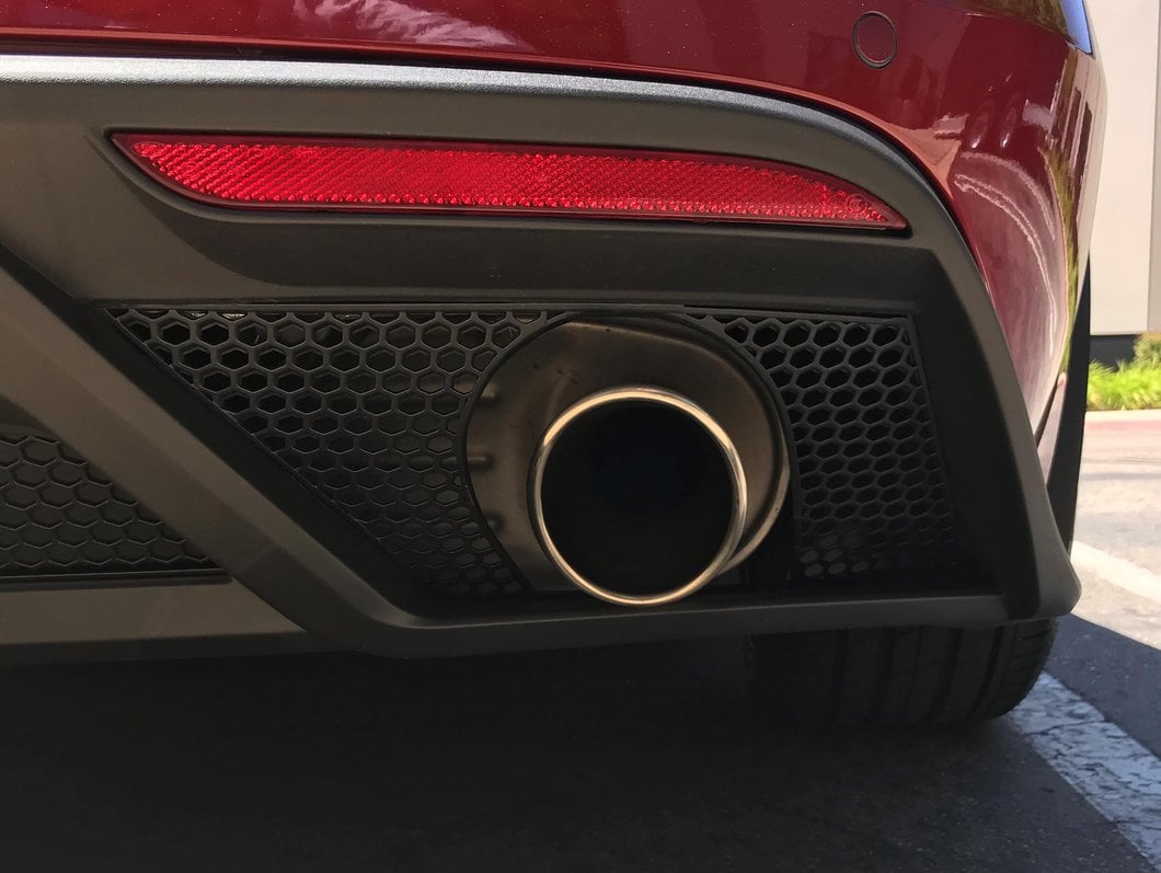 MP Concepts GT350 Style Rear Diffuser Single Exhaust Outlet Insert (15-17 Mustang GT Premium, EcoBoost Premium)