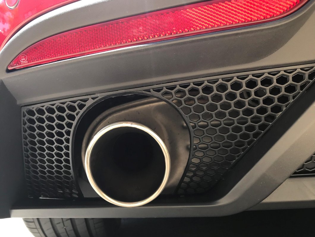 MP Concepts GT350 Style Rear Diffuser Single Exhaust Outlet Insert (15-17 Mustang GT Premium, EcoBoost Premium)
