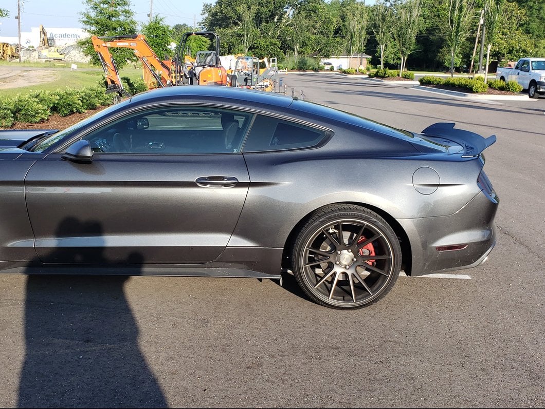 MP Concepts Blade Rear Spoiler; Matte Black (15-23 Mustang)