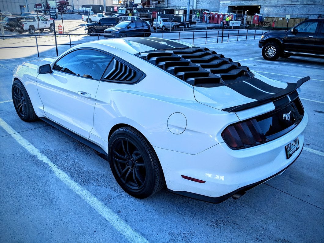 MP Concepts Blade Rear Spoiler; Matte Black (15-23 Mustang)