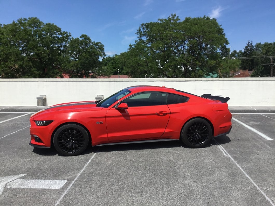 MP Concepts Blade Rear Spoiler; Matte Black (15-23 Mustang)